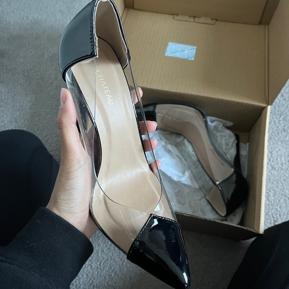 Le Chateau clear stilettos - Picture 2 of 4